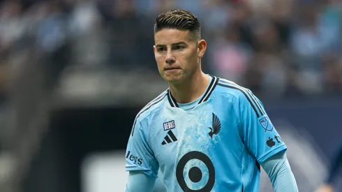 James Rodríguez, meia do Minnesota United. Foto: Rich Lam/Getty Images