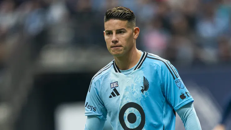 James Rodríguez, meia do Minnesota United. Foto: Rich Lam/Getty Images