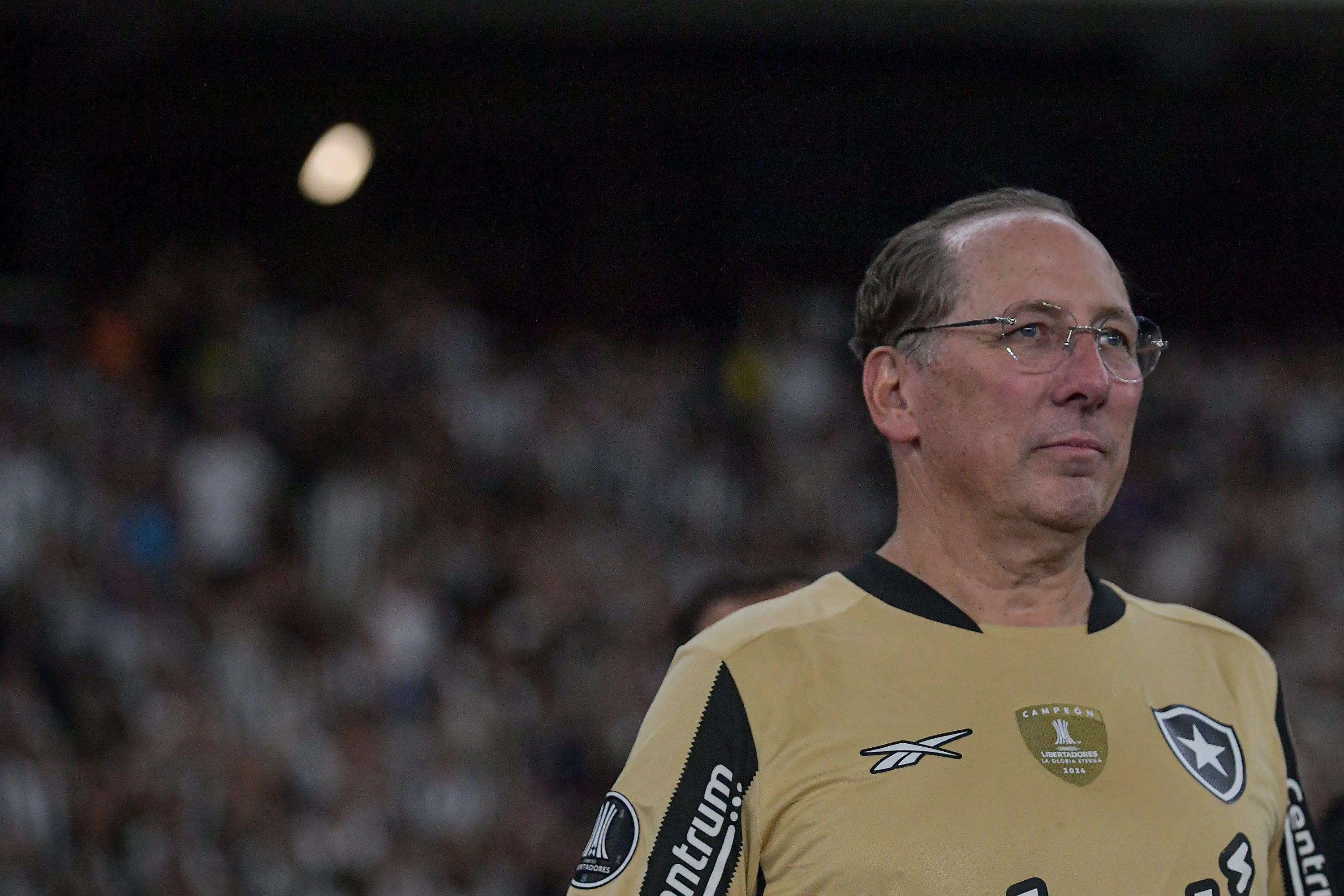 John Charles Textor CEO do Botafogo durante partida contra o Vasco no estadio Engenhao pelo campeonato Copa Do Brasil 2025. Foto: Thiago Ribeiro/AGIF