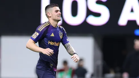 Gabriel Pec, atacante do LA Galaxy. Foto: Kevin C. Cox/Getty Images