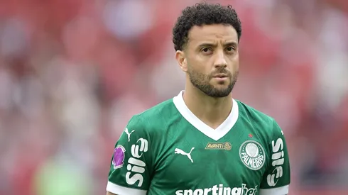Felipe Anderson jogador do Palmeiras durante partida contra o Flamengo no estadio Maracana pelo campeonato Brasileiro A 2025.