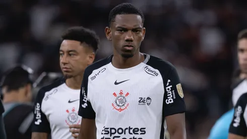 André jogador do Corinthians durante partida contra o Peñarol no estádio Arena Corinthians pelo campeonato Copa Libertadores 2026. Foto: Ettore Chiereguini/AGIF
