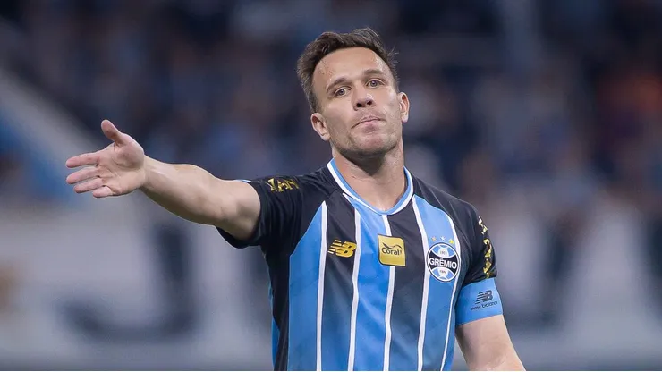 Arthur jogador do Gremio durante partida contra o Confianca no estadio Arena do Gremio pelo campeonato Copa Do Brasil 2026. Foto: Maxi Franzoi/AGIF