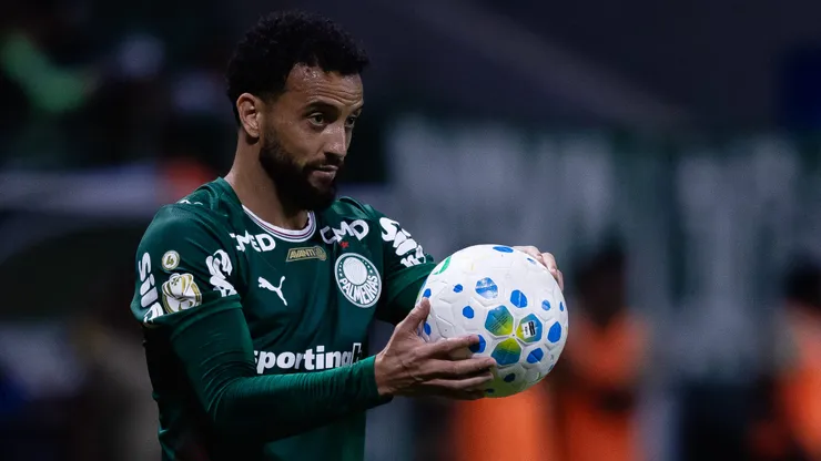 Felipe Anderson jogador do Palmeiras durante partida contra o Jacuipense no estadio Arena Allianz Parque pelo campeonato Copa Do Brasil 2026. Foto: Ettore Chiereguini/AGIF