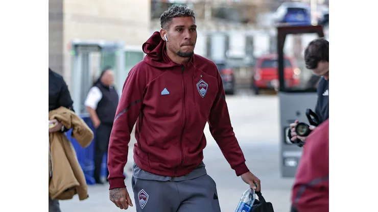EUA - SANDY - 09/03/2024 - MSL 2024, REAL SALT LAKE X COLORADO RAPIDS - Rafael Navarro (ex-Palmeiras) jogador do Colorado Rapids durante chegada da equipe para partida contra o Real Salt Lake no estadio America First Field Stadium pelo campeonato MSL 2024. Foto: Fabio Giannelli/AGIF