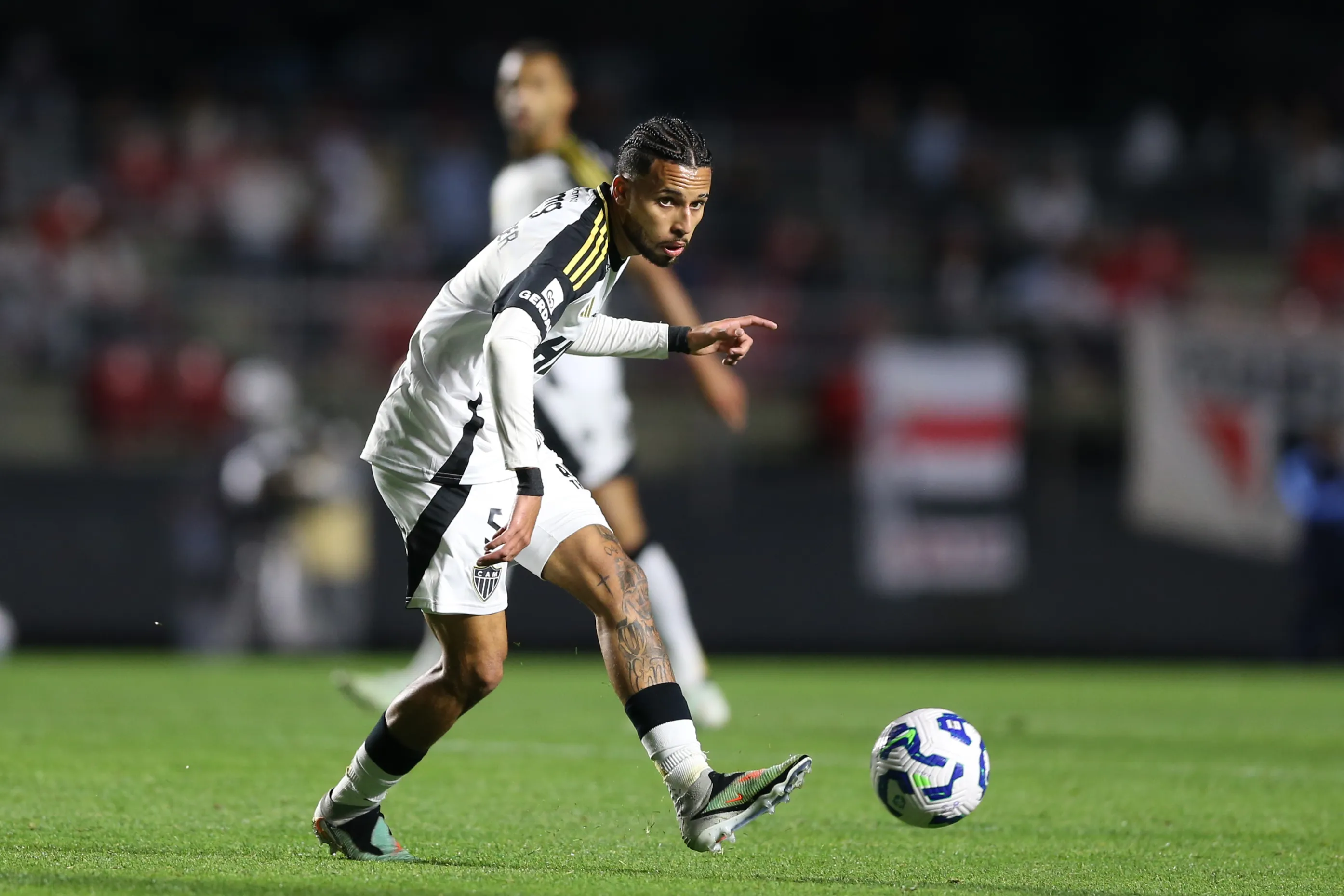 SP – SAO PAULO – 24/08/2025 – BRASILEIRO A 2025, SAO PAULO X ATLETICO-MG – Alexsander jogador do Atletico durante a partida contra o Sao Paulo no estadio Morumbis em Sao Paulo (SP), pelo campeonato Brasileiro A 2025. Foto: Marlon Costa/AGIF