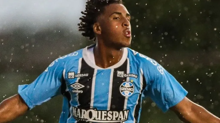 Vitor Ramon, joia do Grêmio. Imagem: Angelo Pieretti/Grêmio