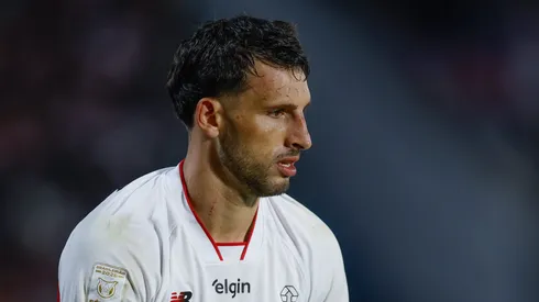 Calleri jogador do Sao Paulo durante partida contra o Bahia no estadio Cicero De Souza Marques pelo campeonato Brasileiro A 2026. Foto: Marcello Zambrana/AGIF