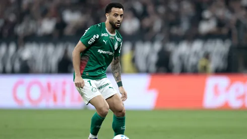 Felipe Anderson jogador do Palmeiras durante partida contra o Corinthians no estadio Arena Corinthians pelo campeonato Brasileiro A 2026.