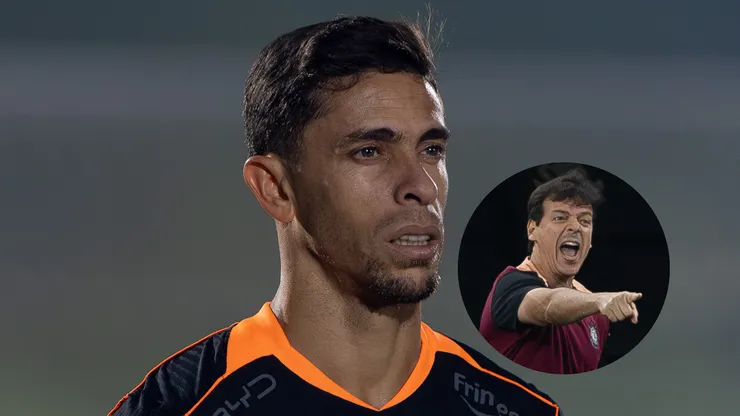 Gabriel Paulista jogador do Corinthians durante execução do hino nacional antes da partida contra o Mirassol/Fernando Diniz Silva técnico do Corinthians durante partida contra o Barra (Imagem: Joisel Amaral/AGIF)