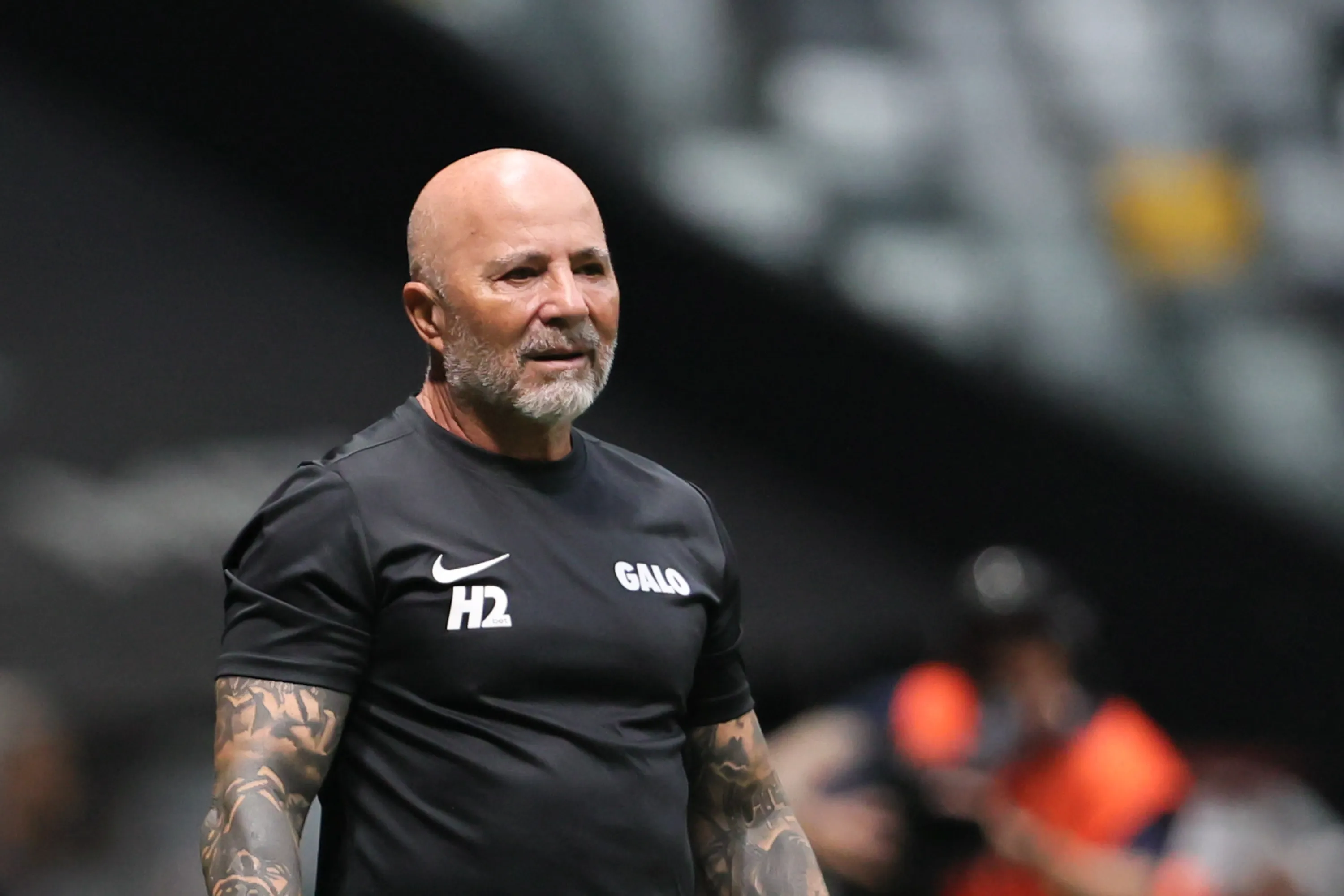 Jorge Sampaoli tecnico do Atletico-MG durante partida contra o Betim no estadio Arena MRV pelo campeonato Mineiro 2026. Foto: Gilson Lobo/AGIF