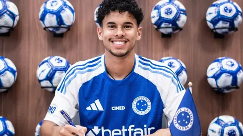 Rhuan Gabriel, promessa do Cruzeiro. Foto: Divulgação Cruzeiro
