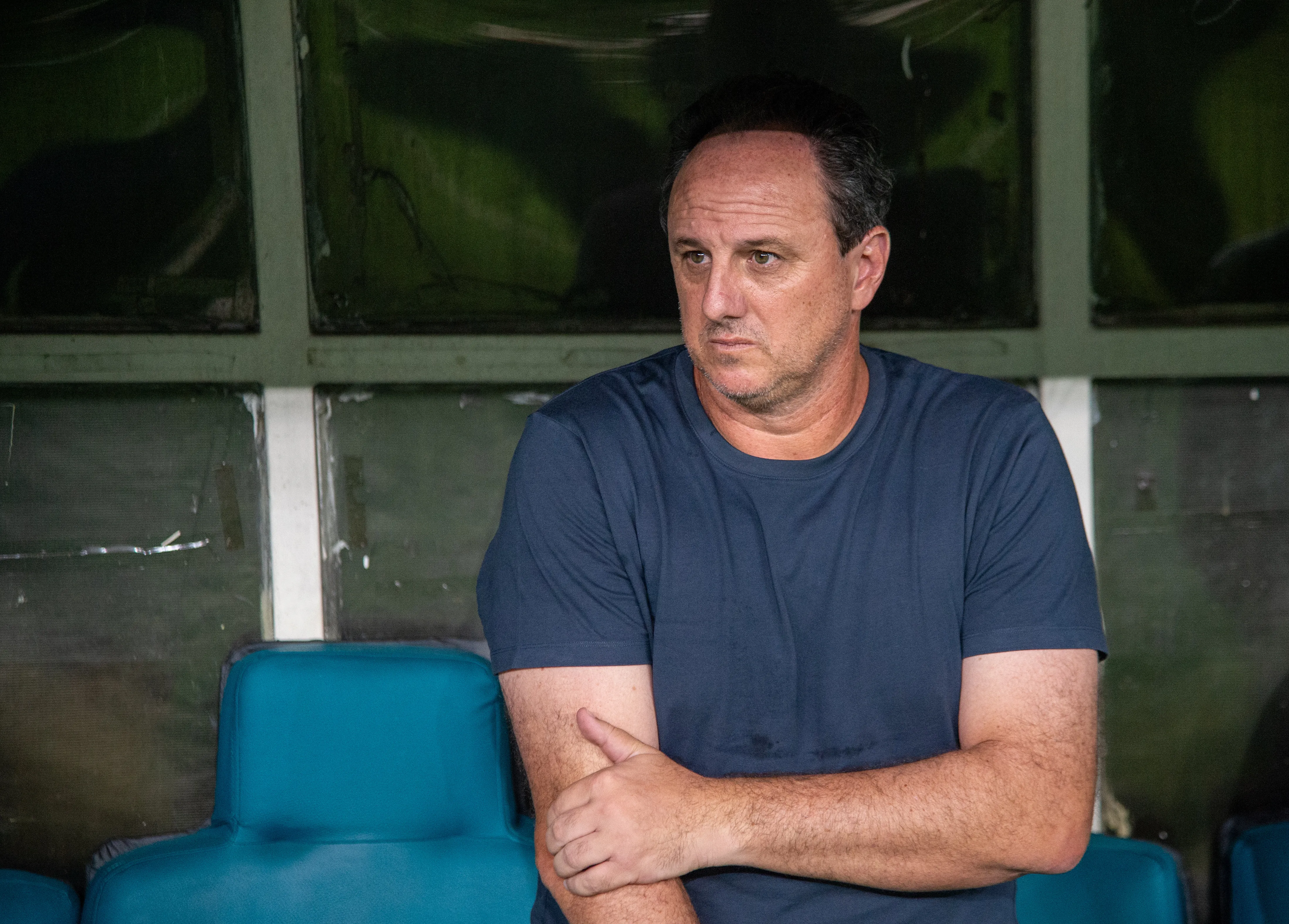 Rogerio Ceni tecnico do Bahia durante partida contra o Bragantino no estadio Arena Fonte Nova pelo campeonato Brasileiro A 2026. Foto: Jhony Pinho/AGIF