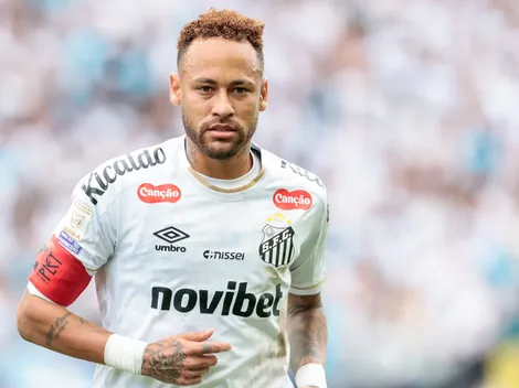 Neymar é substituído por engano em Santos x Coritiba
