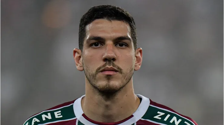 RJ - RIO DE JANEIRO - 19/08/2023 - BRASILEIRO A 2023, FLUMINENSE X AMERICA-MG - Nino jogador do Fluminense durante partida contra o America-MG no estadio Maracana pelo campeonato Brasileiro A 2023. Foto: Thiago Ribeiro/AGIF