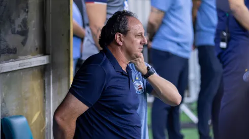BA - SALVADOR - 05/04/2026 - BRASILEIRO A 2026, BAHIA X PALMEIRAS - Rogerio Ceni tecnico do Bahia durante partida contra o Palmeiras no estadio Arena Fonte Nova pelo campeonato Brasileiro A 2026. Foto: Marcio Jose/AGIF