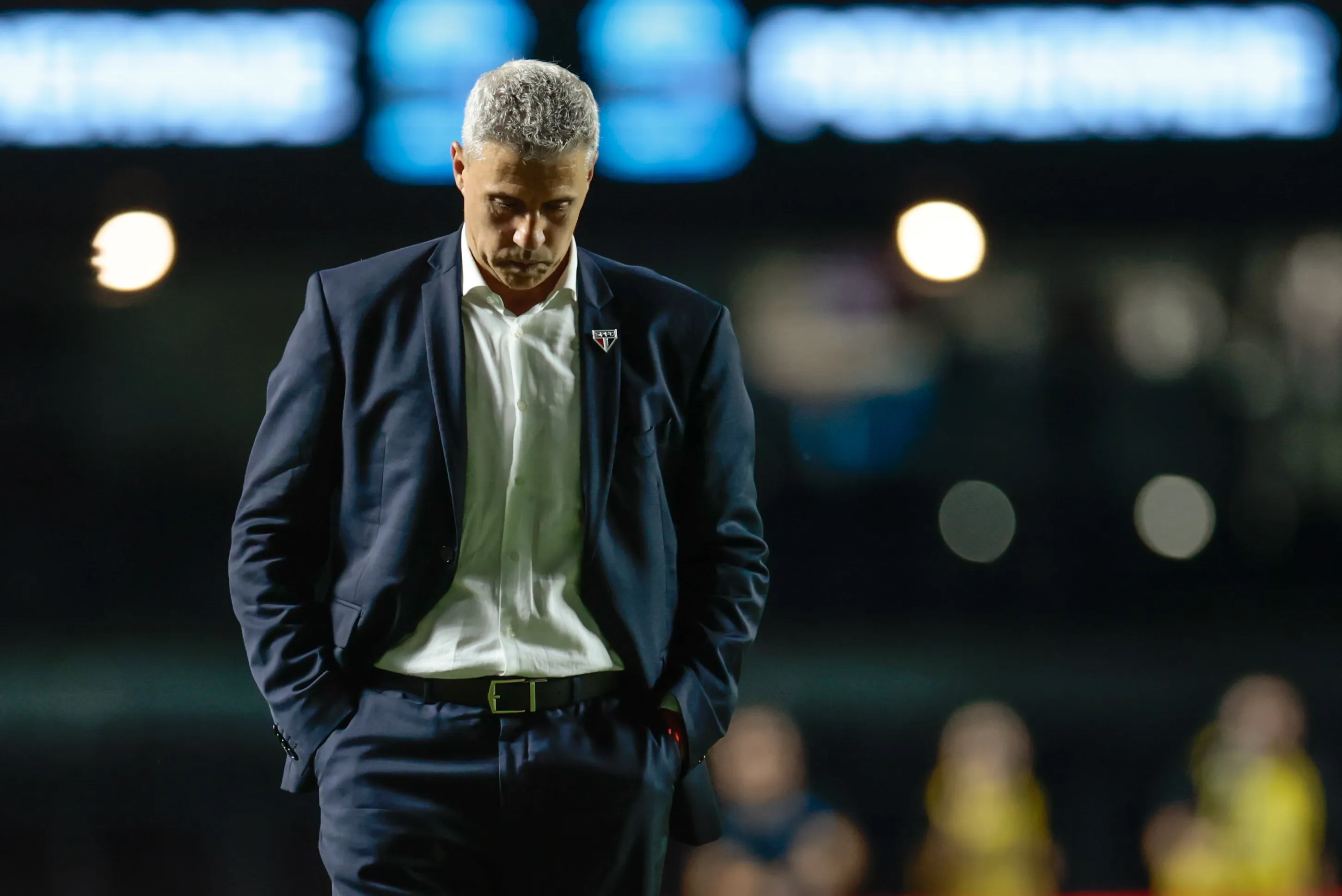 Hernán Crespo comandando o São Paulo em 2026 – Foto: Marcello Zambrana/AGIF