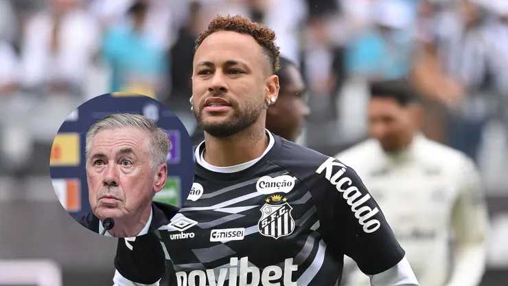 Neymar jogador do Santos durante partida contra o Coritiba no estádio Arena Corinthians/Carlo Ancelotti, técnico da seleção brasileira de futebol, anuncia convocação (Imagem: Jota Erre/AGIF/Thiago Ribeiro/AGIF)