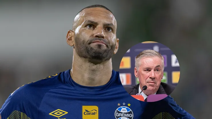 Weverton jogador do Grêmio durante partida contra o Chapecoense/Carlo Ancelotti, técnico da seleção brasileira de futebol, anuncia convocação (Imagem: Liamara Polli/AGIF/Thiago Ribeiro/AGIF)