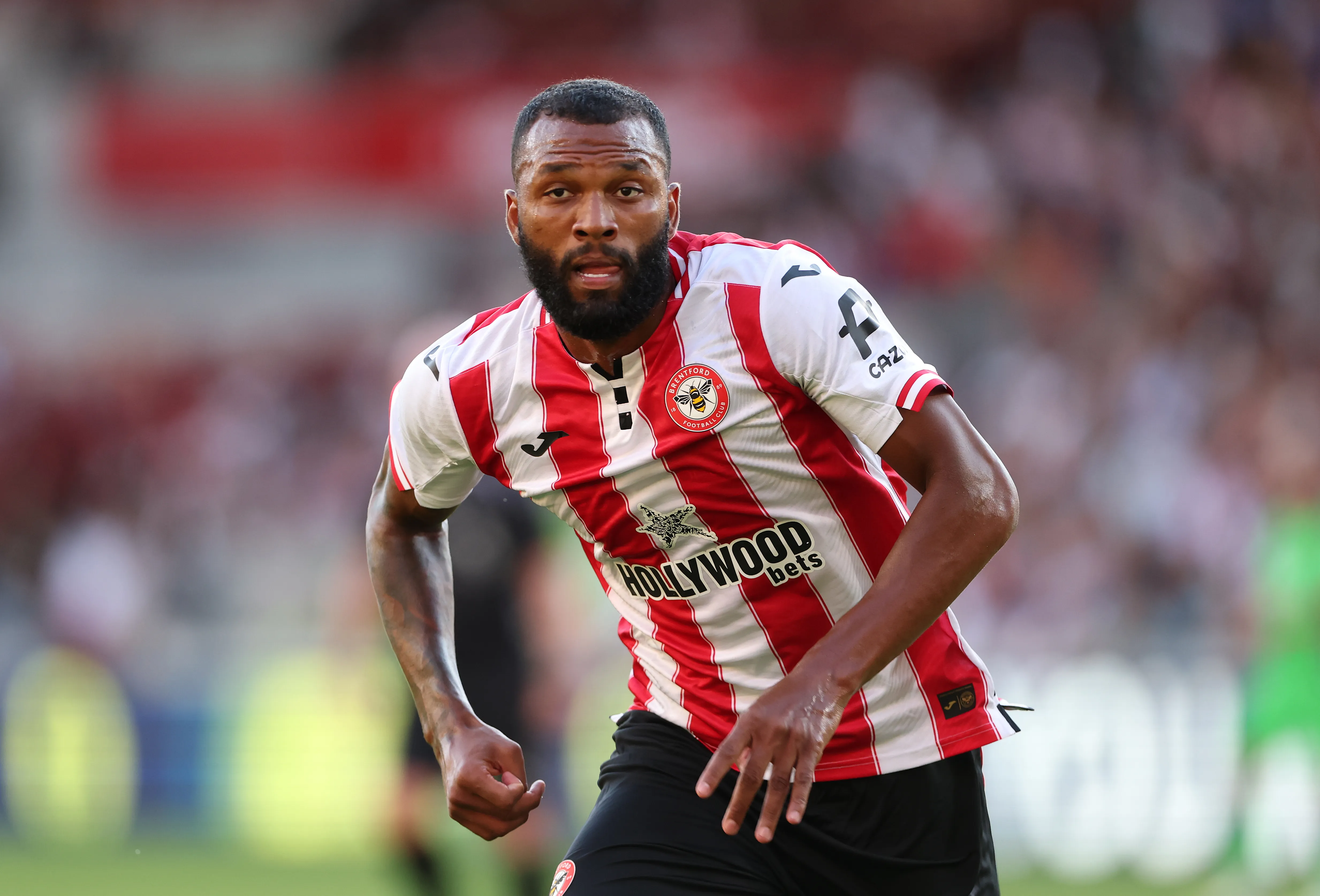 BRENTFORD, ENGLAND – AUGUST 08: Igor Thiago of Brentford during the pre-season friendly match between Brentford and Borussia Moenchengladbach at Gtech Community Stadium on August 08, 2025 in Brentford, England. (Photo by Alex Pantling/Getty Images)