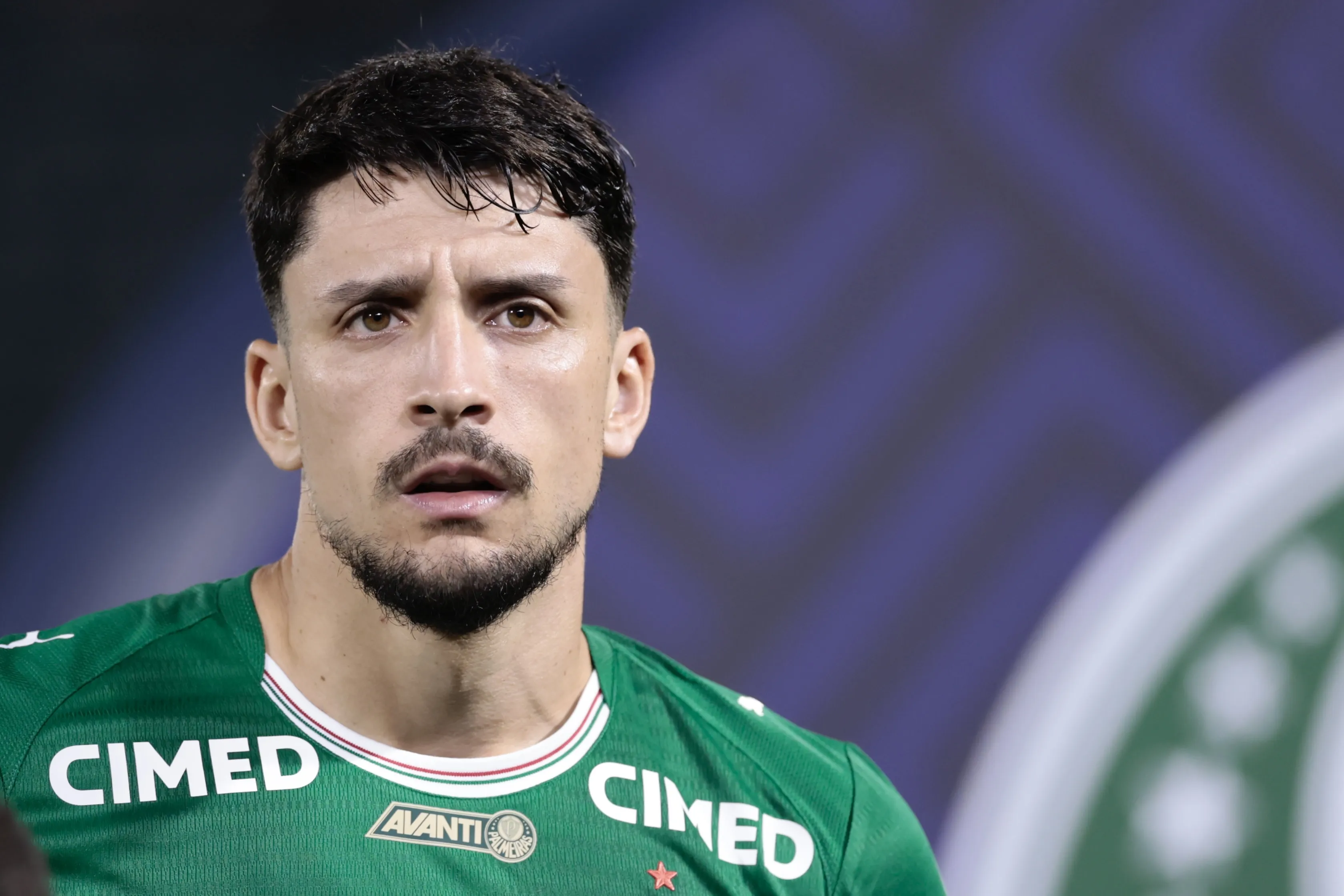 SP – BARUERI – 25/02/2026 – BRASILEIRO A 2026, PALMEIRAS X FLUMINENSE – Joaquin Piquerez jogador do Palmeiras durante partida contra o Fluminense no estadio Arena Barueri pelo campeonato Brasileiro A 2026. Foto: Marcello Zambrana/AGIF