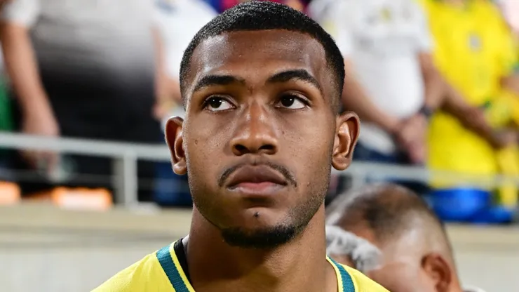 Rayan em atividade em partida da Seleção Brasileira diante da Croácia. (Photo by Julio Aguilar/Getty Images)