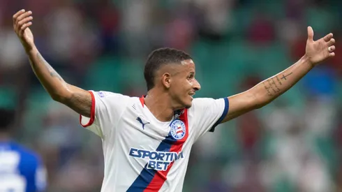 Luciano Juba jogador do Bahia durante partida contra o Cruzeiro no estadio Fonte Nova pelo campeonato Brasileiro A 2026. Foto: Jhony Pinho/AGIF