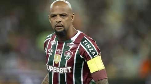 RJ - RIO DE JANEIRO - 22/05/2024 - COPA DO BRASIL 2024, FLUMINENSE X SAMPAIO CORREA - Felipe Melo jogador do Fluminense durante partida contra o Sampaio Correa no estadio Maracana pelo campeonato Copa Do Brasil 2024. Foto: Jorge Rodrigues/AGIF