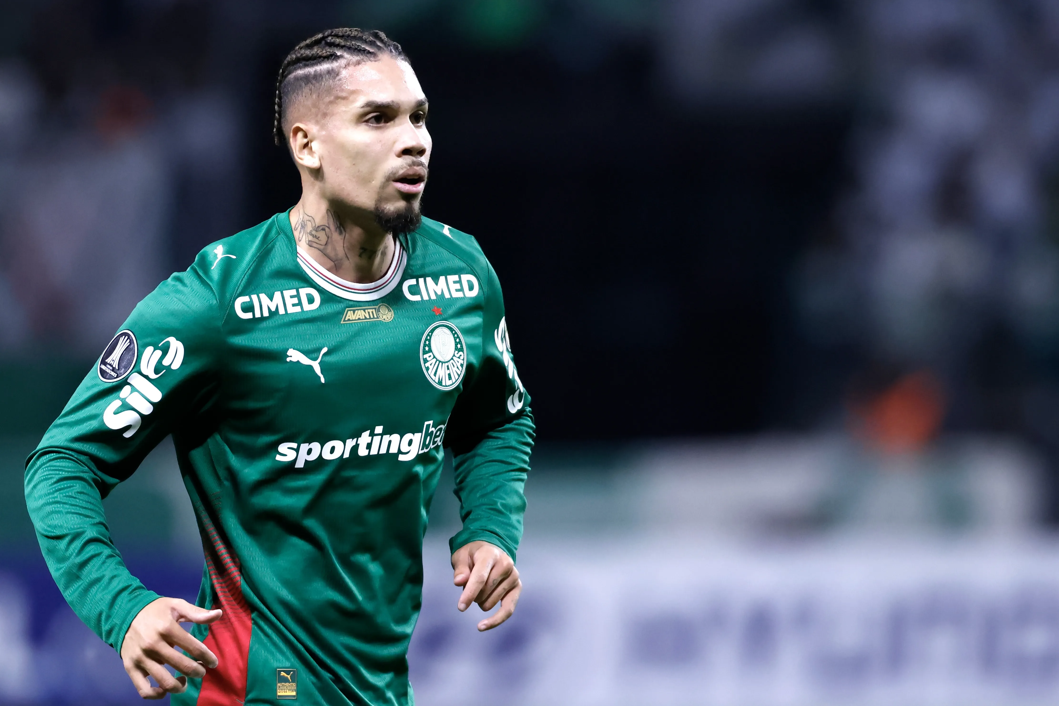 SP – SAO PAULO – 20/05/2026 – COPA LIBERTADORES 2026, PALMEIRAS X CERRO PORTENO – Paulinho jogador do Palmeiras durante partida contra o Cerro Porteno no estadio Nubank Arena pelo campeonato Copa Libertadores 2026. Foto: Marcello Zambrana/AGIF