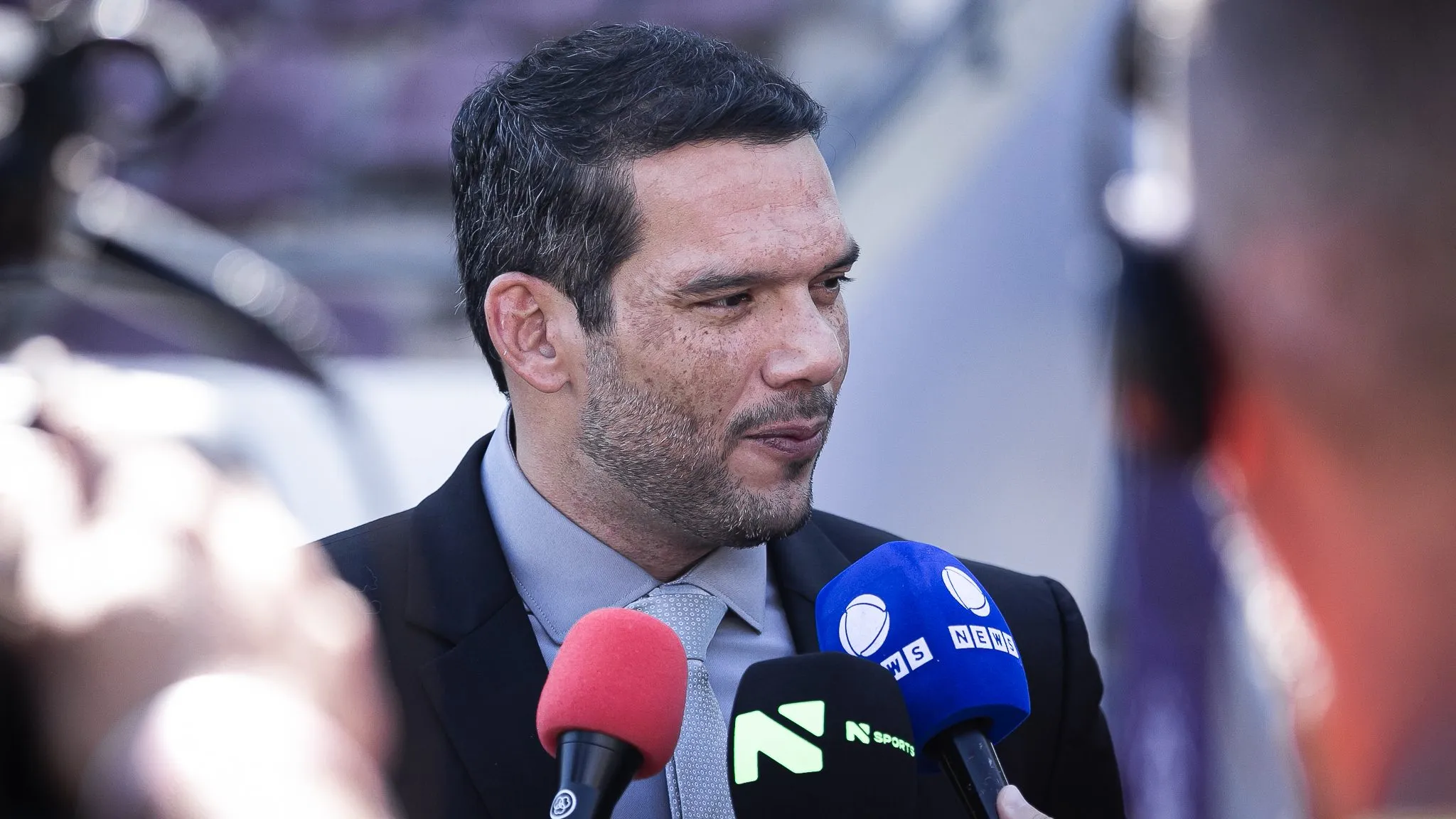 Samir Xaud, Presidente da CBF presnete na partida no estadio Fonte Luminosa pelo campeonato Copa Do Brasil Feminina 2025. Foto: Vinicius Silva/AGIF