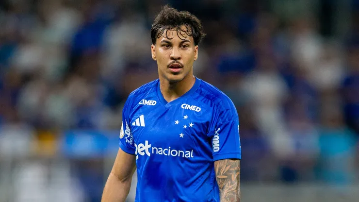 aio Jorge jogador do Cruzeiro durante partida contra o Goiás no estádio Mineirão pelo campeonato Copa Do Brasil 2026. Foto: Fernando Moreno/AGIF