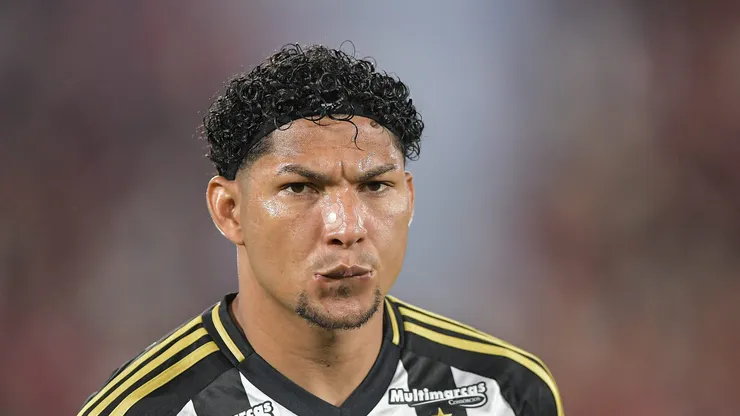 Rony jogador do Atletico-MG durante partida contra o Flamengo no estadio Maracana pelo campeonato Copa Do Brasil 2025.