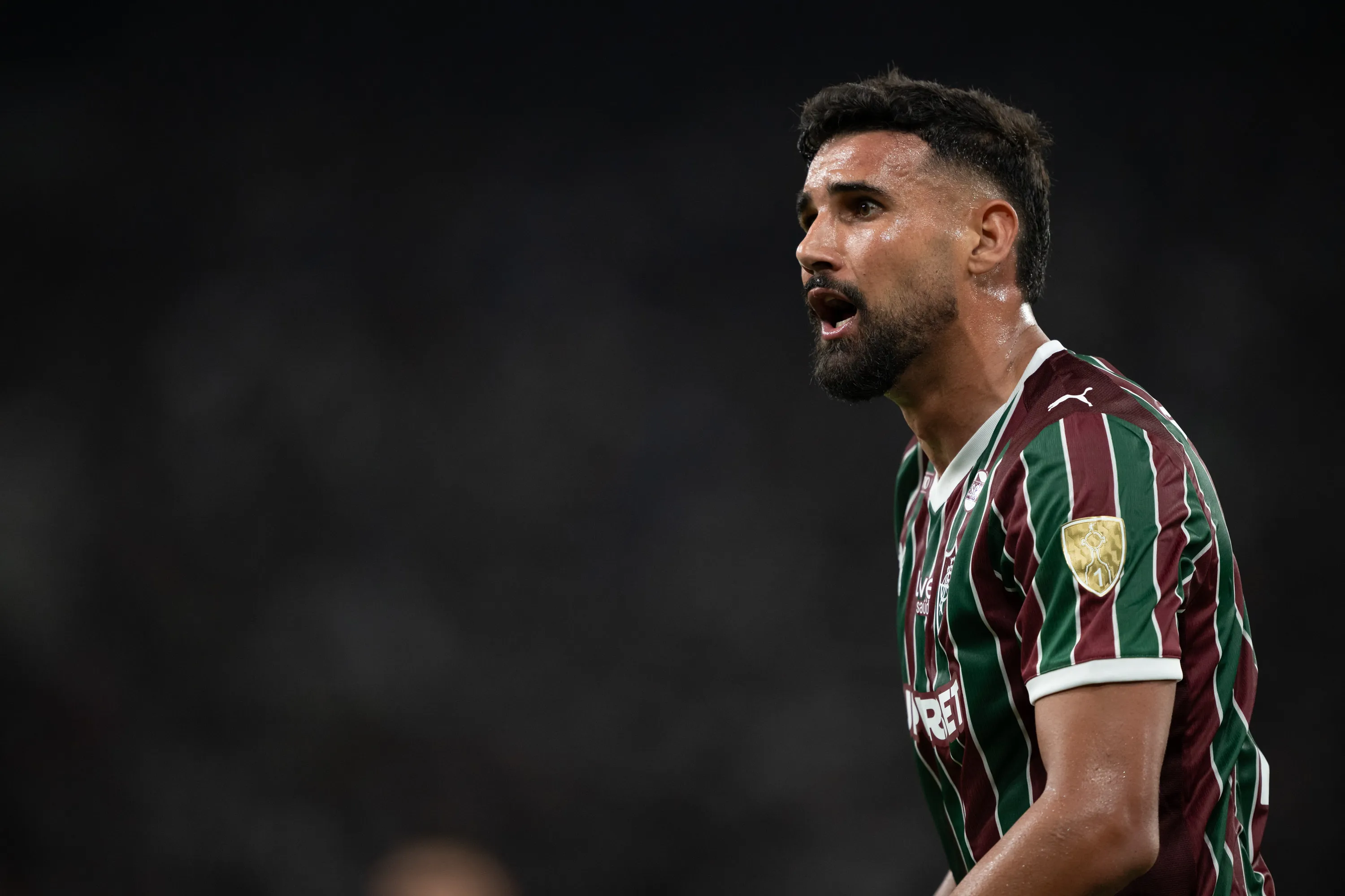 Ignacio jogador do Fluminense durante partida contra o Independiente no estadio Maracana pelo campeonato Copa Libertadores 2026. Foto: Jorge Rodrigues/AGIF