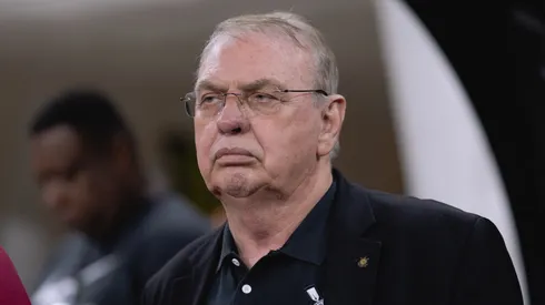 Osmar Stábile presidente do Corinthians durante partida contra o Internacional no estádio Arena Corinthians pelo campeonato Brasileiro A 2026. Foto: Ettore Chiereguini/AGIF