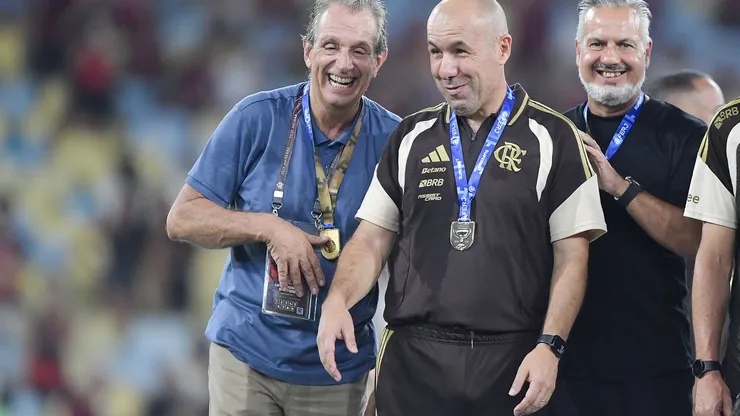 Bap presidente do Flamengo à esquerda. Foto: Thiago Ribeiro/AGIF