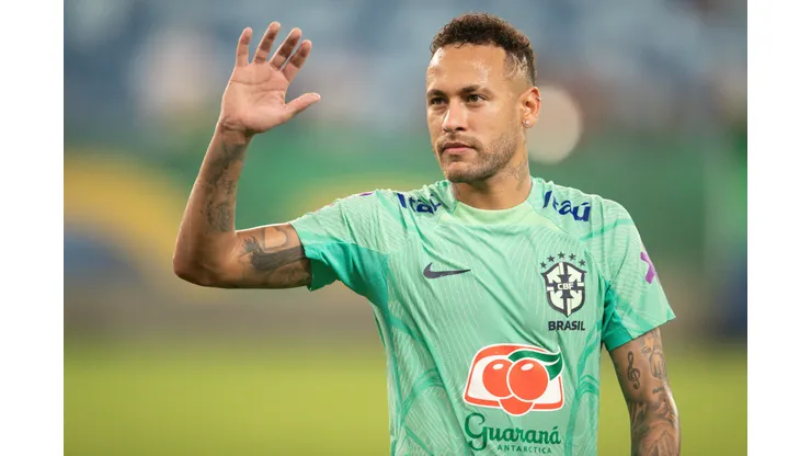 MT - CUIABA - 10/10/2023 - SELECAO BRASILEIRA, TREINO - Neymar Jr. jogador da Selecao Brasileira durante treino no estadio Arena Pantanal. Foto: Gil Gomes/AGIF