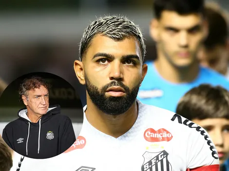 Cuca nega irritação e explica substituição de Gabigol em Grêmio x Santos