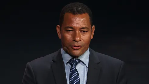 Gilberto Silva durante evento da Copa do Mundo feminina de 2023.