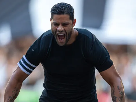 Hulk reage a gol do filho na base do Atlético-MG