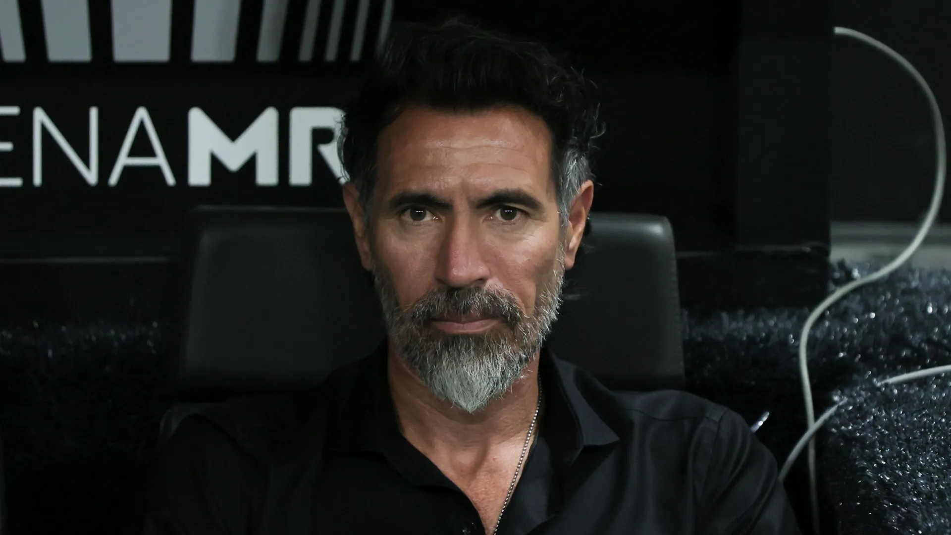 Eduardo Domínguez técnico do Atlético-MG durante partida contra o Mirassol no estádio Arena MRV pelo campeonato Brasileiro A 2026. Foto: Gilson Lobo/AGIF