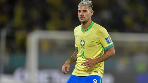 Bruno Guimaraes jogador do Brasil durante partida contra o Chile no estadio Maracana pelo campeonato Eliminatorias Copa Do Mundo 2026.