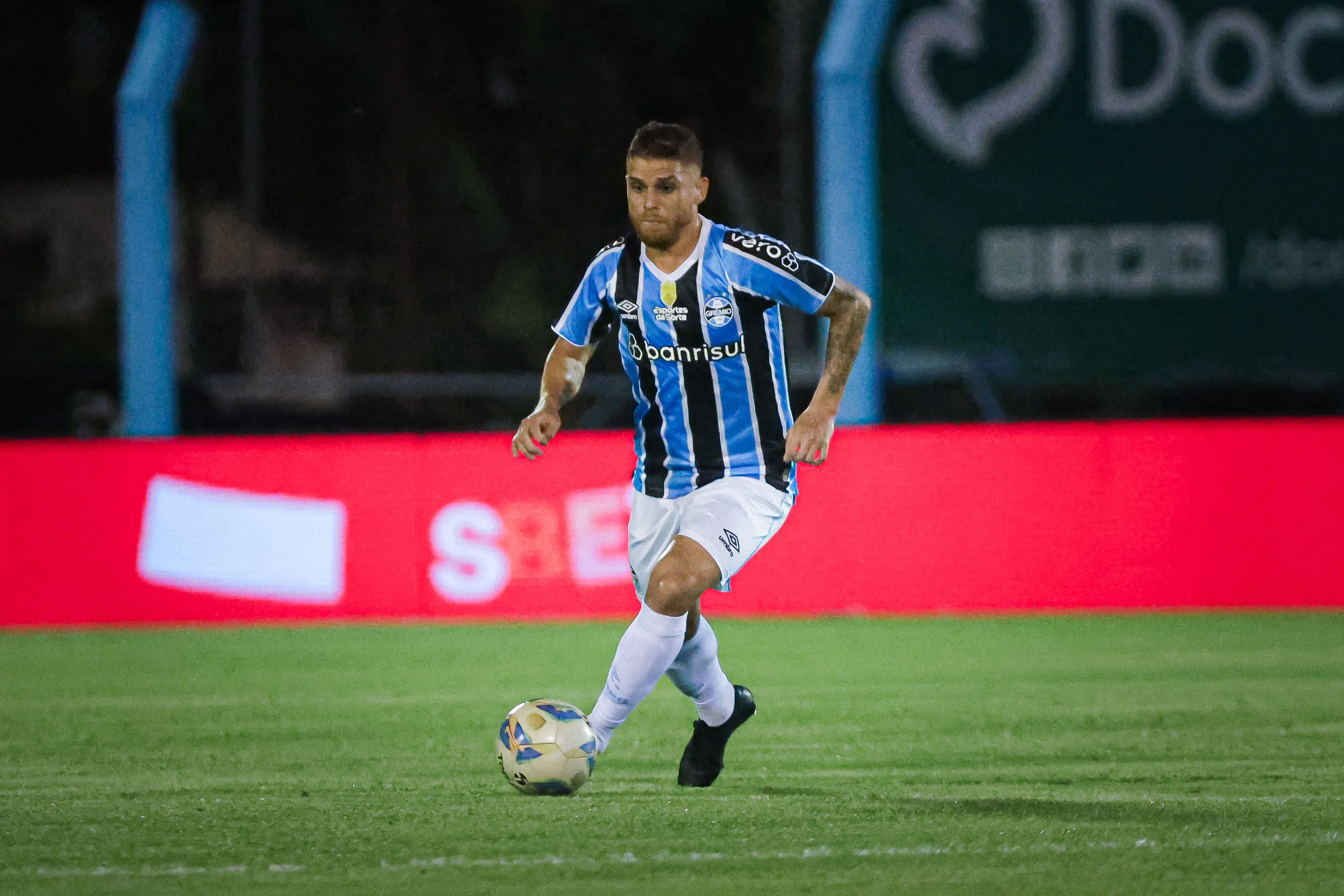Gustavo Cuellar ex-jogador do Gremio durante partida contra o Monsoon no estadio Do Vale pelo campeonato Gaucho 2025. Foto: Maxi Franzoi/AGIF