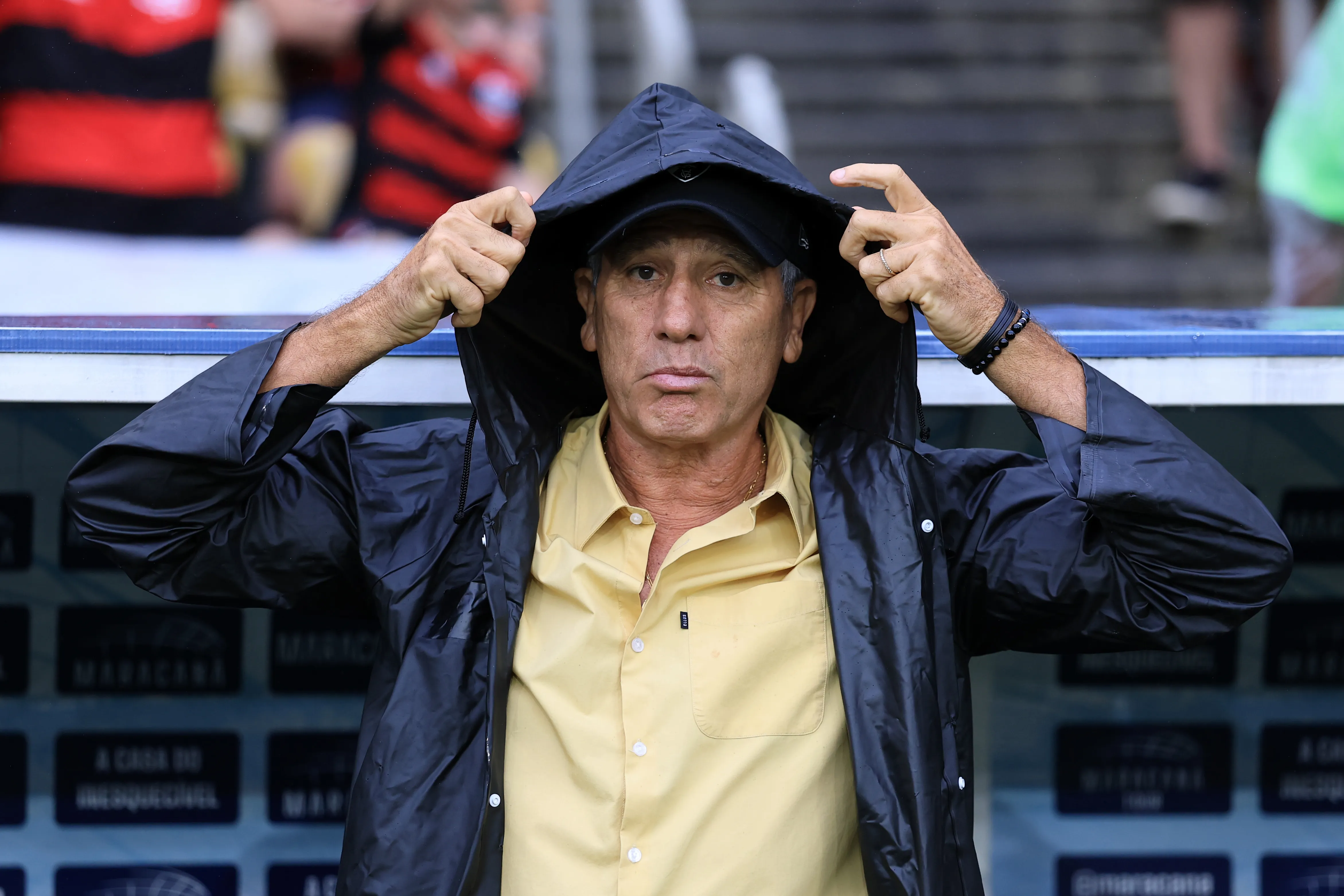 Renato Gaúcho durante partida do Vasco da Gama diante do Flamengo. (Photo by Buda Mendes/Getty Images)