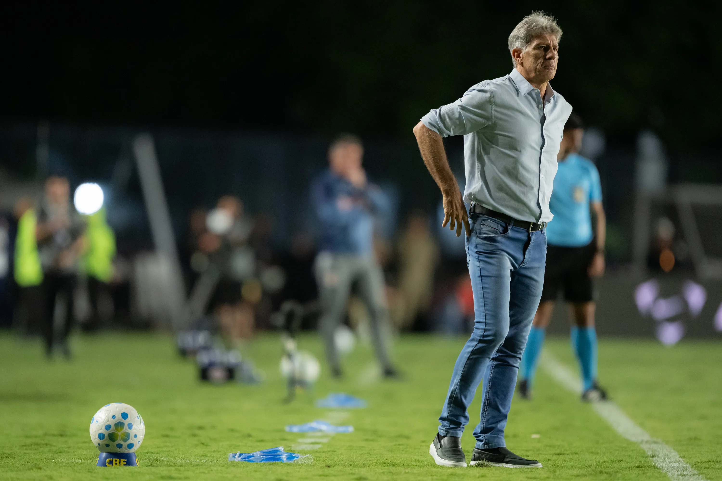 Renato Gaúcho técnico do Vasco durante partida contra o Bragantino pelo campeonato Brasileiro A 2026. Foto: Jorge Rodrigues/AGIF