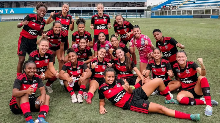 Flamengo abre vantagem na final do Brasileirão Feminino Sub-20 - Foto: Redes Sociais/Flamengo