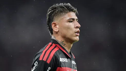 Carrascal jogador do Flamengo durante partida contra o Remo no estadio Maracana pelo campeonato Brasileiro A 2026.