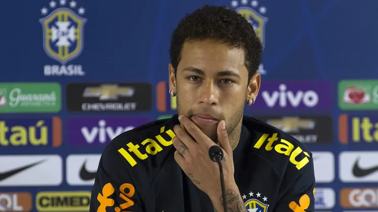 Tecnico Tite e capitao Neymar durante Coletiva de Imprensa da Selecao Brasileira na Arena Corinthians