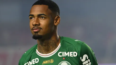 Allan jogador do Palmeiras durante partida contra o São Paulo no estádio Morumbi pelo campeonato Brasileiro A 2026. Foto: Jota Erre/AGIF