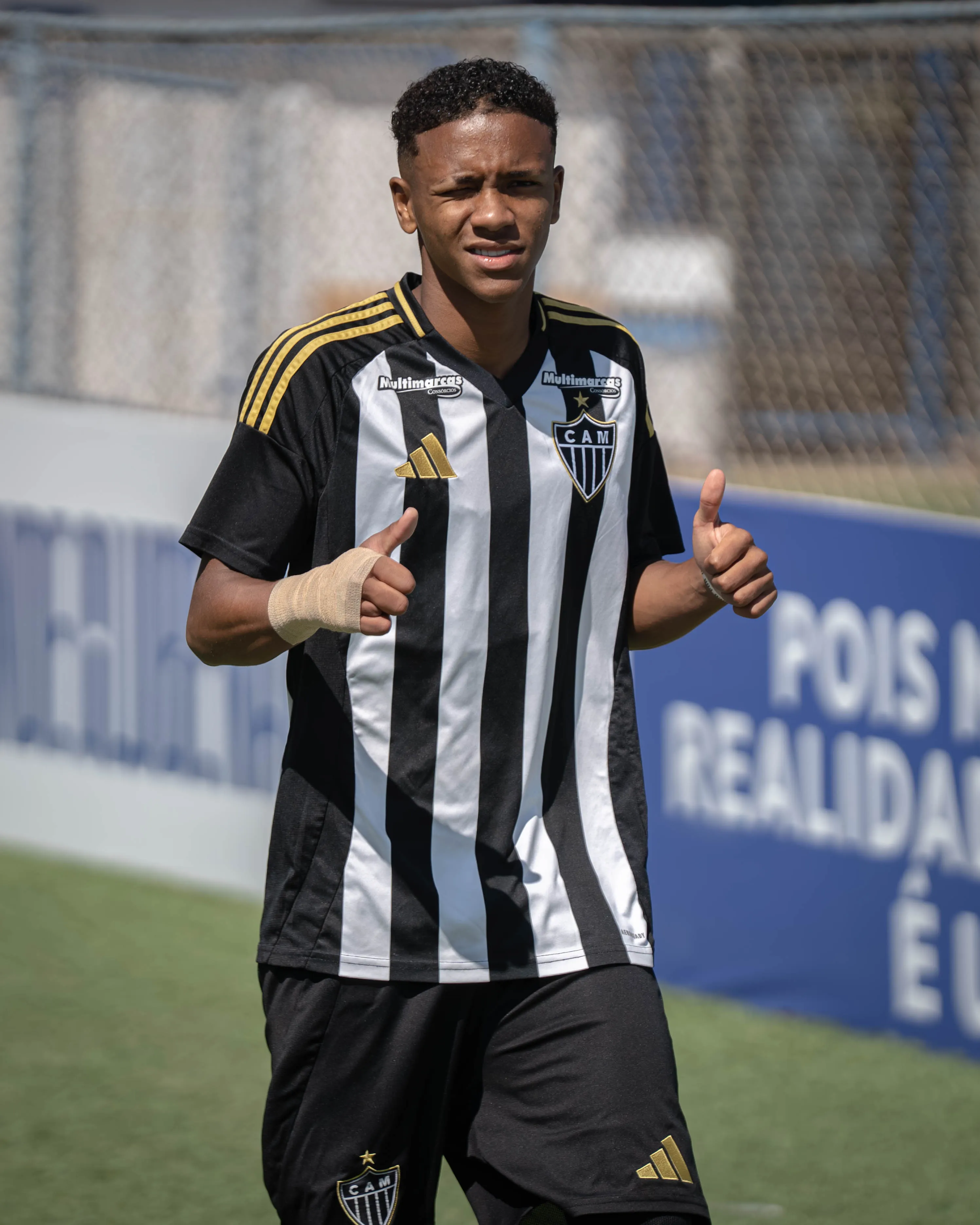 Gabriel Veneno, destaque das categorias de base do Atlético-MG (Imagem: Fabio Pinel/Atlético)
