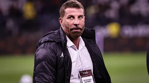 SP - SAO PAULO - 17/12/2025 - COPA DO BRASIL 2025, CORINTHIANS X VASCO - Pedrinho presidente do Vasco durante partida contra o Corinthians no estadio Arena Corinthians pelo campeonato Copa Do Brasil 2025. Foto: Fabio Giannelli/AGIF
